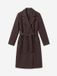 VERO MODA VMFORTUNEAYA LONG COAT GA NOOS Femme Manteau matelassé S Chocolate Torte