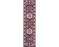 Safavieh Tapijtloper Kara Border Rood Polypropyleen 61 x 244 cm