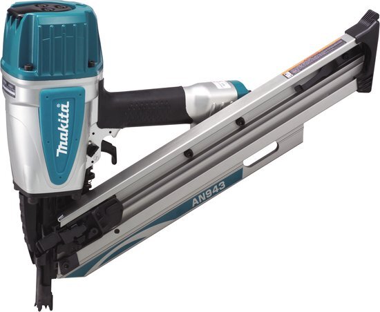 Makita AN943K Pneumatische constructienagel tacker in koffer - 50-90mm - 8 5 bar