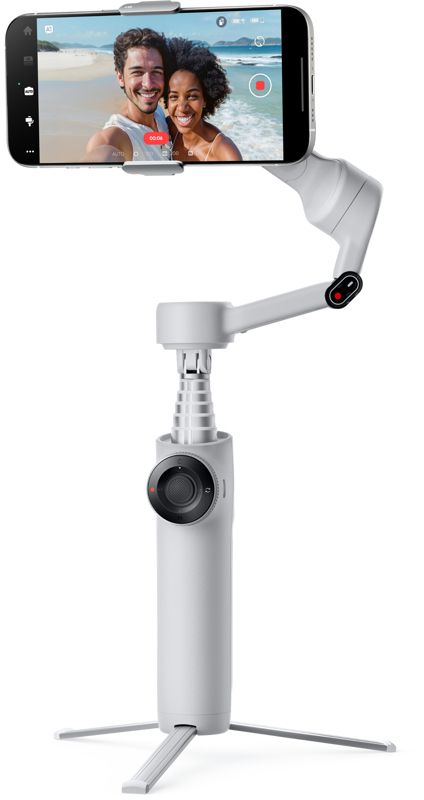 Insta360 Flow 2 Standard Bundle - Smartphone Camera Stabilizer - Light Grey
