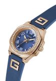Guess G Hype GW0617L3 Dames Polshorloge Blauw Siliconen 36mm