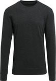 Build Your Brand Lichtgewicht crew Sweatshirt Charcoal (Heather) maat XL
