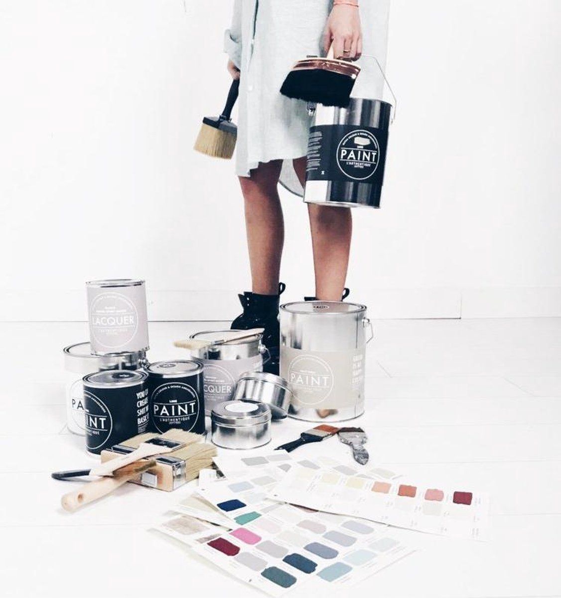 L'Authentique Krijtverf 5 Liter 64 vlas - 8718686068956