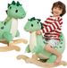 Classic World Klassieke wereld houten schommelende dinosaurus - UNI