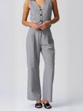 TEESHOPPEN Broek ' Natalie ' grijs