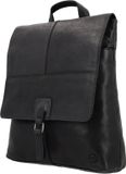 Hide & Stitches Hide & Stiches Paint Rock Rugtas - 100% Leer - Leren Dames Rugtas - Zwart