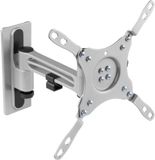 My Wall Tv muurbeugel voor 13-43 inch scherm - Compact - Basic - Full-motion - Tot 15kg - Zilver