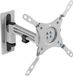 My Wall Tv muurbeugel voor 13-43 inch scherm - Compact - Basic - Full-motion - Tot 15kg - Zilver