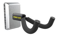 Monkey Loop Wall Prime Chrome Gitaarstandaard voor aan de muur, elektrische gitaar, akoestische of elektrische gitaar, kapstok met beschermrubber, opening 55 mm, zilver