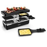 Tefal Raclettegrill, 2 personen, aanpasbaar formaat, compact YY5249FB | Plug & Share YY5249FB, Modulair formaat, Veelzijdig, Anti-aanbaklaag, 15 jaar reparatie tegen de juiste prijs