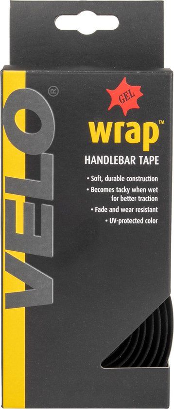 Velo Gel-kork Stuurlint Zwart
