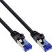 InLine® Patchkabel armored, U/FTP, Cat.6A, zwart, 3m