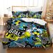 TRANKIELO® - Housse de couette football 135x200 cm