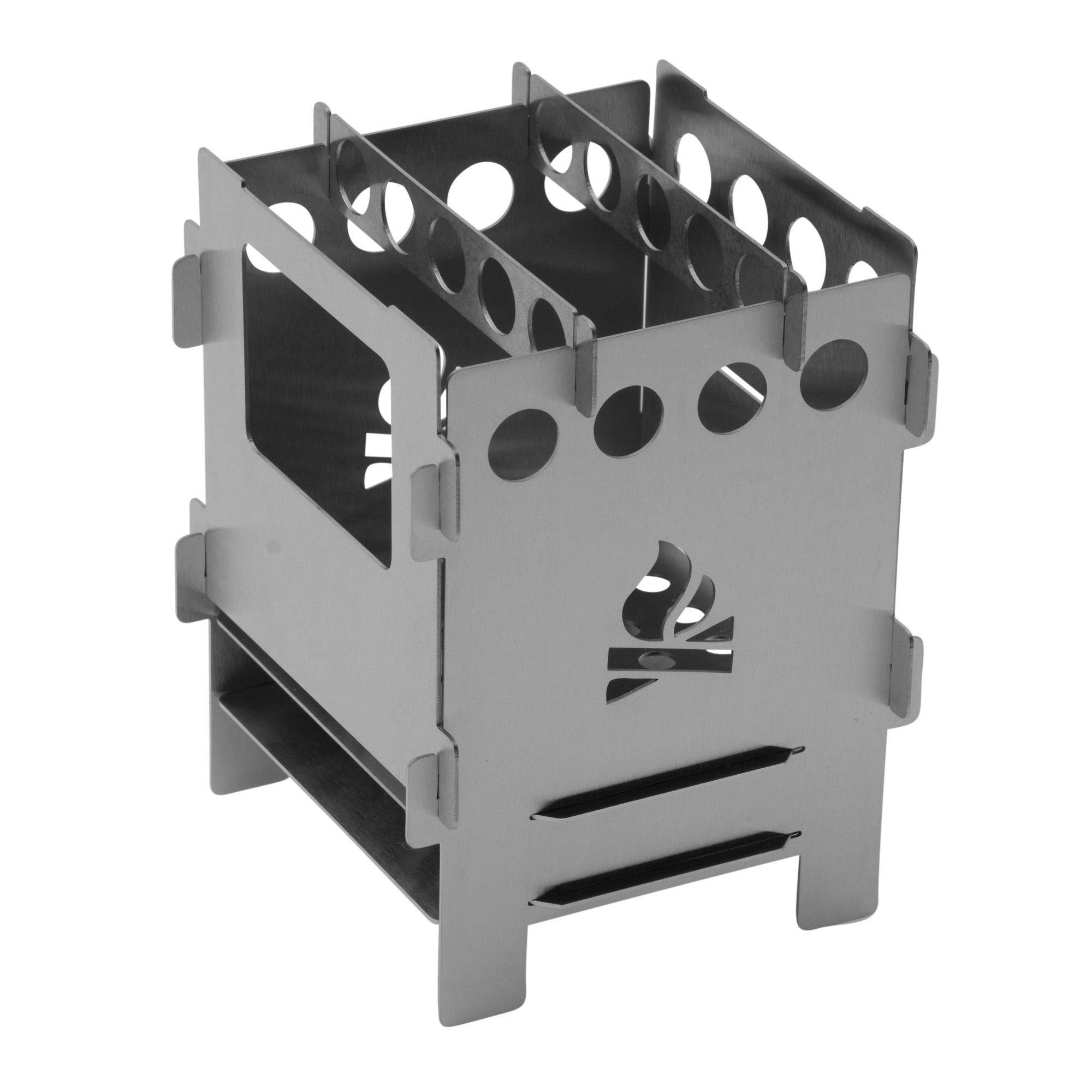 Bushcraft Essentials Bushbox Outdoor Pocket Stove - Grijs - 55 cm