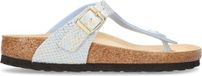 Birkenstock Gizeh Python slippers blauw - Maat 36
