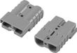 TRU COMPONENTS 1229367 50A-connecteur de batterie haute intensité Gris 1 pièce(s)