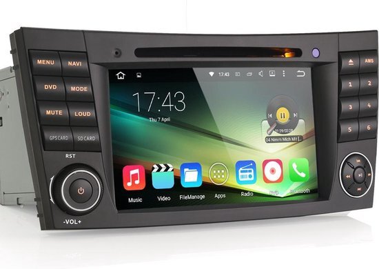 Cartronix Mercedes CLS/E/G Klasse W219 W211 W463 Android autoradio met Navigatie Bluetooth en Handsfree bellen DAB+ optie & Wifi