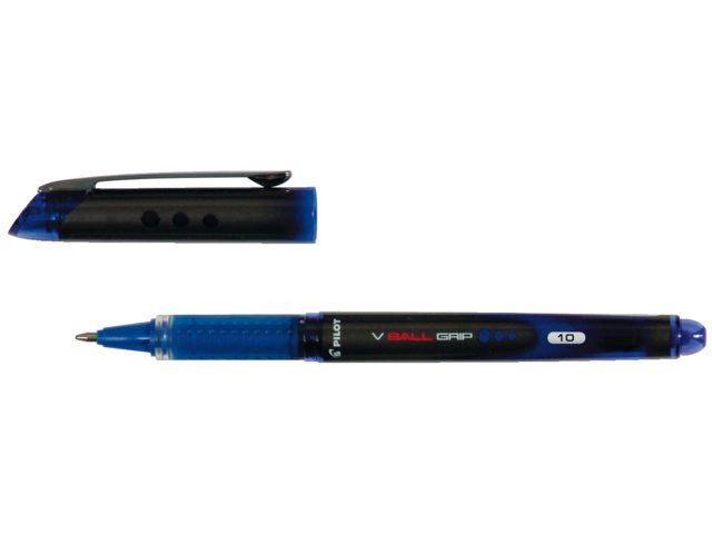 Pilot Rollerpen V-Ball grip VB10 blauw 0.6mm