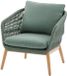 Hespéride Chaise de jardin en aluminium et corde tressée ORISSA