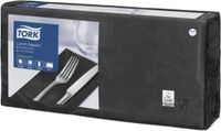 Tork Lunchservet Zwart, 1/8 gevouwen, 2-laags, 33 x 33 cm, 10 x 200 servetten