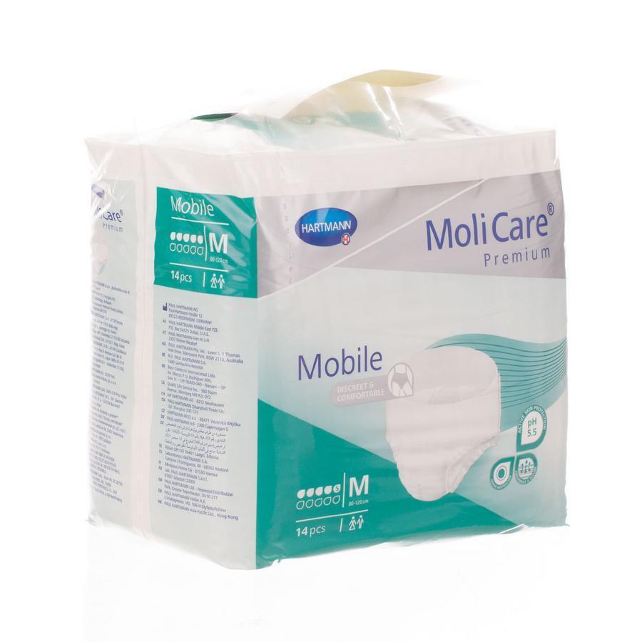 Hartmann Molicare Premium Mobile 5 drops M 14 stuks