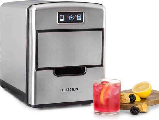 Klarstein Metropolitan IJsblokjesmachine - 12 Kg - 24u Digitaal Display