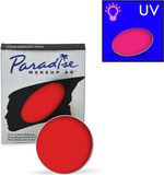 Mehron Paradise AQ Schmink op Waterbasis Neon/Glow in the Dark - Vulcan - Neon Rood - 7 gram