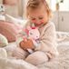 Eddy Toys Pluche Eenhoorn Knuffel - Zacht Speelgoed voor Kinderen - Gemaakt van Polyester - Afmetingen 23 x 21,5 x 15 cm - Kleur Blauw en Roze - 2 Jaar Garantie