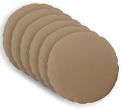 vidaXL Kussensloop 6 stuks HEERLEN Taupe Ø 40 cm Polyester