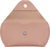 kwmobile muis hoes geschikt voor Apple Magic Mouse 1 / Magic Mouse 2 / Logitech Pebble Wireless hoesje - 11,5 x 6,5 cm - Kunstleren muis case - Draadloze muis beschermhoes in oudroze