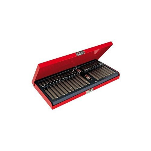 USAG 692 SP3 bit-assortiment (voor inwendige wigprofielschroeven Ribe, met boring XZN Torx, Tamper Resistant, 40-delig) U06920032