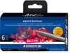 STAEDTLER Artist Series pigment brush pen set 6 kleuren reds & pinks