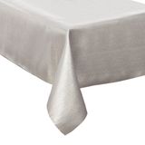 Merkloos Feeric Christmas Tafelkleed - wit sparkling - 140 x 240 cm - polyester