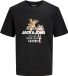 JACK&JONES T-shirt à manches courtes et col rond pour garçon - Noir - Coton - Taille 152