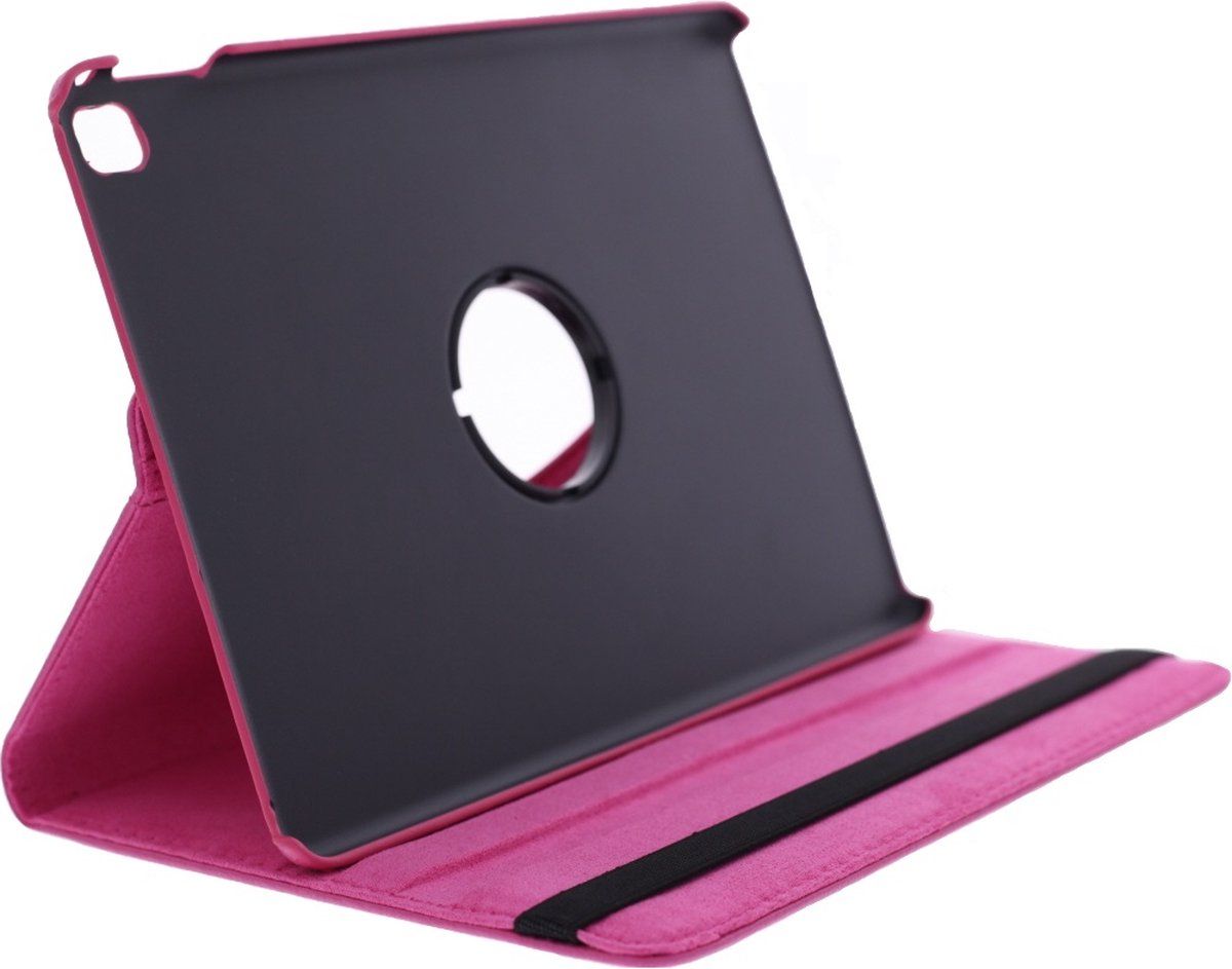 LuxeBass Apple iPad Pro 11 2020 Draaibaar Hoesje / - / - / Donker roze