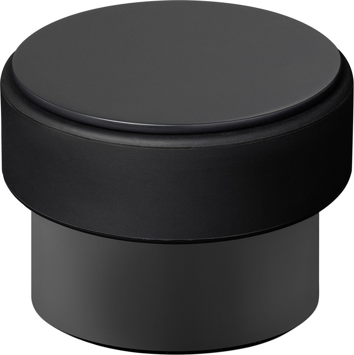 Blomus Deurstopper -STOP- 2 kg roestvrij staal 9 x 7 cm met rubberen ring (antraciet)