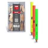 TOX Miniset Biscuit Wood (100-delig) + timmermanspotloden Neo