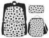 Ensemble de sacs à dos avec motif de football et sac à lunch