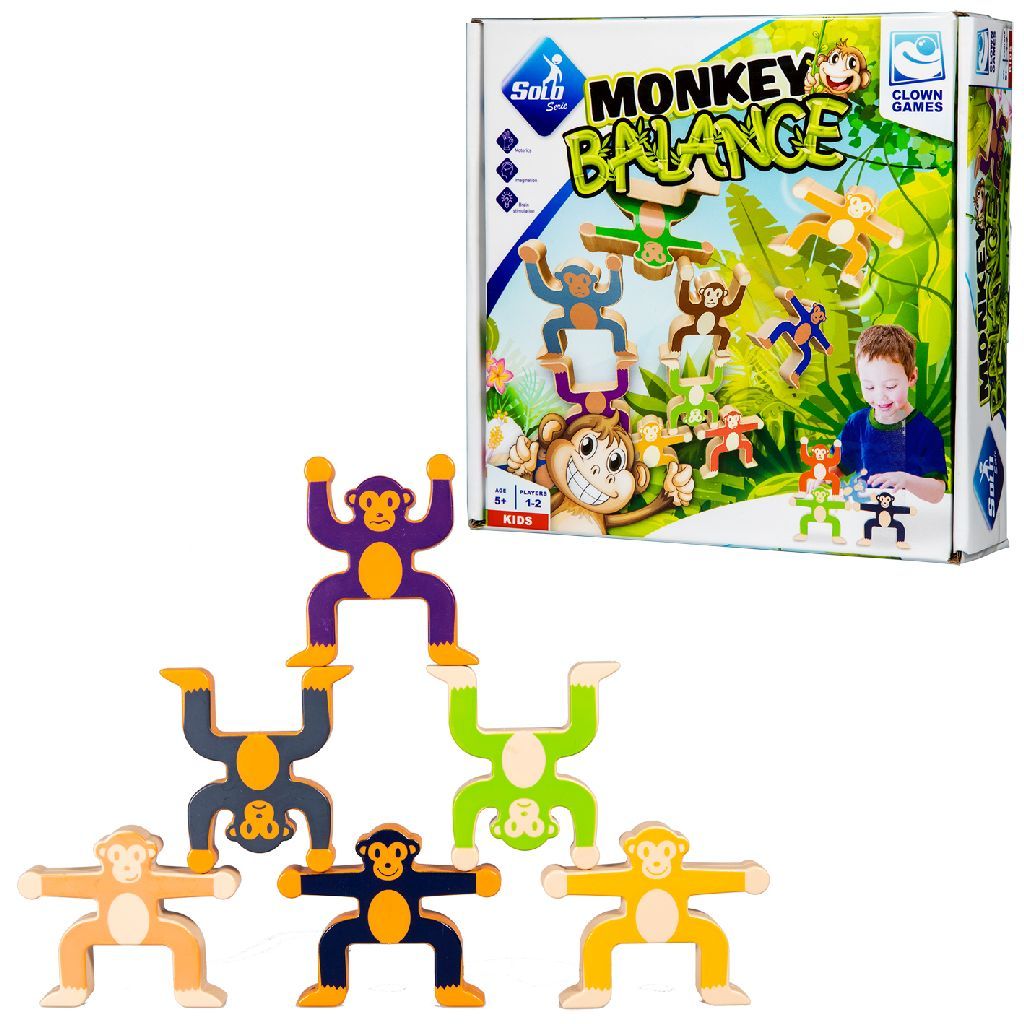 Clown Games Monkey Balance - Bouwspeelgoed - 5+ jaar