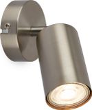 Briloner Tib - Lampe murale intérieure - 2172012 - Réglable - Marche/Arrêt via interrupteur mural - Ø80 x 15,5 cm - Argent