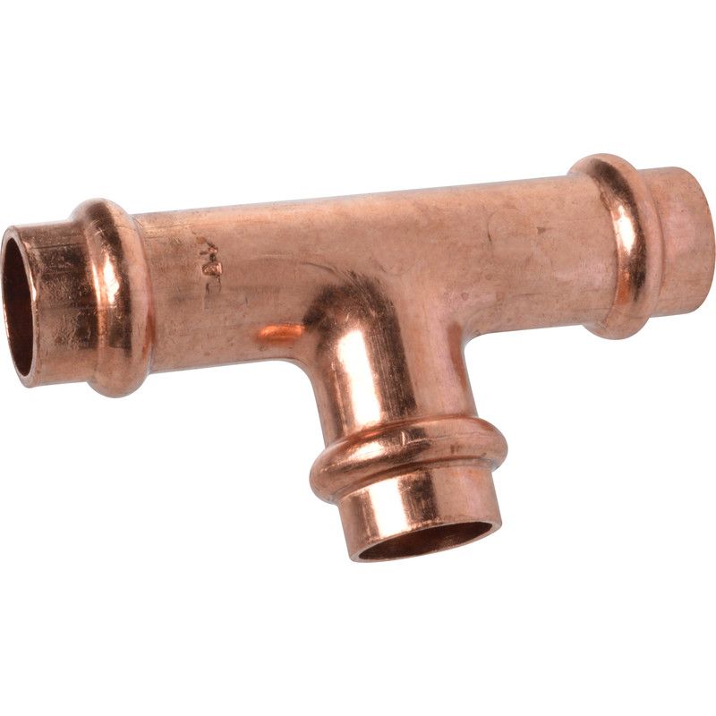 Conex B-Press T-stuk verloop 28x15x28mm