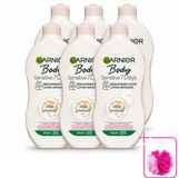 Garnier 6 x Body Sensitive 7 Days Lotion corporelle apaisante avec lait d'avoine et probiotiques - 400 ml