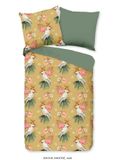 Muller Textiles Dekbedovertrek Papegaaien Lits Jumeaux 240x220 cm Oker Microvezel