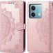iMoshion Hoesje Xiaomi Redmi Note 13 (5G) - Mandala Bookcase - Rosé Goud