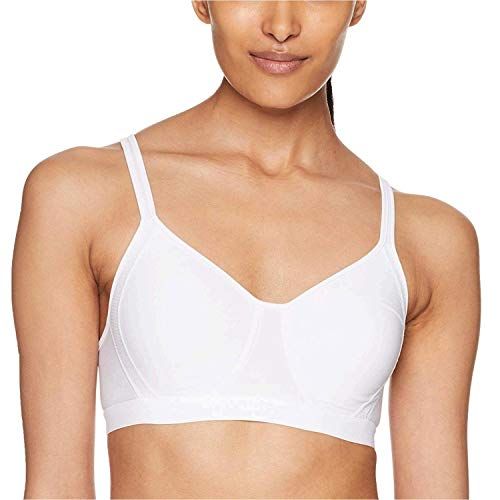 Hanes X-Temp Mesh Women's Full Coverage Cooling Wireless Convertible Bra - White - XXL