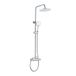 DP bath RY-S014EX DP Bath-RY-S014 EX Top Senior hoofddoucheset met thermostaatkraan (uittrekbaar), zilver
