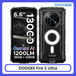 DOOGEE Fire 5 Ultra Robuuste Telefoon 36GB 128GB 13000mAh Batterij Helio G81 6.6'' HD+ Scherm 48MP Camera NFC Dubbele Campinglampjes Android 16 Smartphone