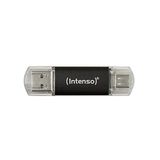 Intenso Twist Line 512 GB, Dual USB-stick 3.2 Gen 1x1, USB-C en USB-A, 70 MB/s, antraciet