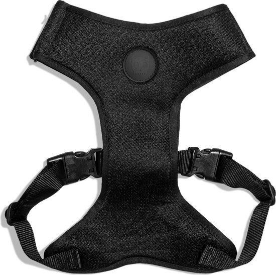 Zee.Dog Harnas Mesh Gotham Zwart - Hondentuig - S