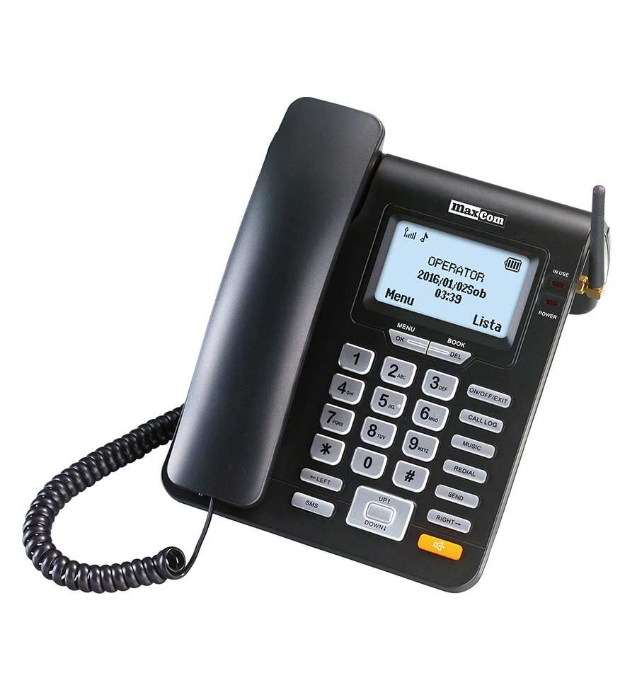 Maxcom MM28D DECT Seniorentelefoon - Zwart